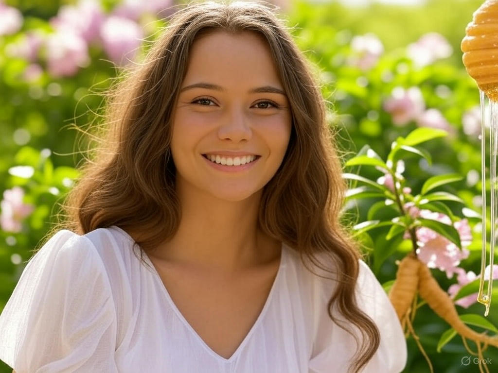 Young woman in a natural setting